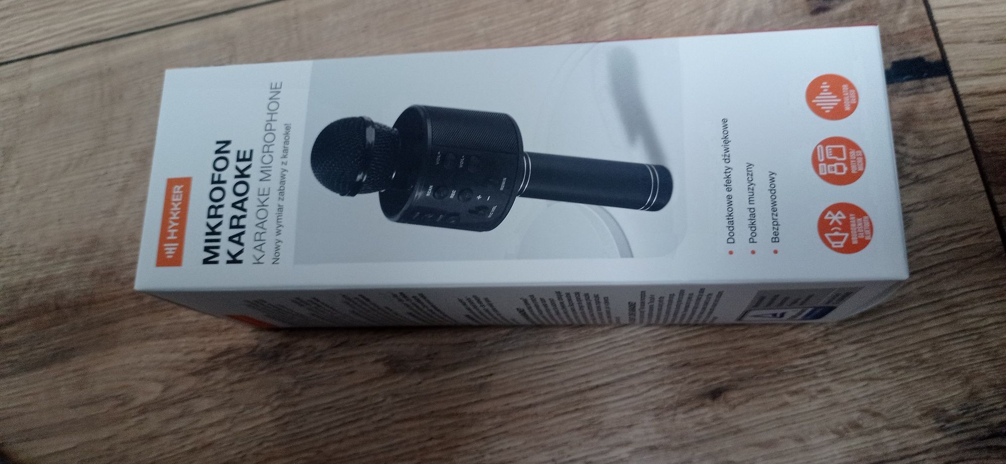 Nowy mikrofon karaoke bluetooth Hykker