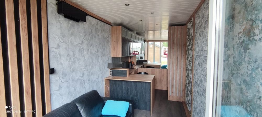 Biuro mobilne kontener 5x2,4 umeblowane Ledy !!! Transport gratis!!!