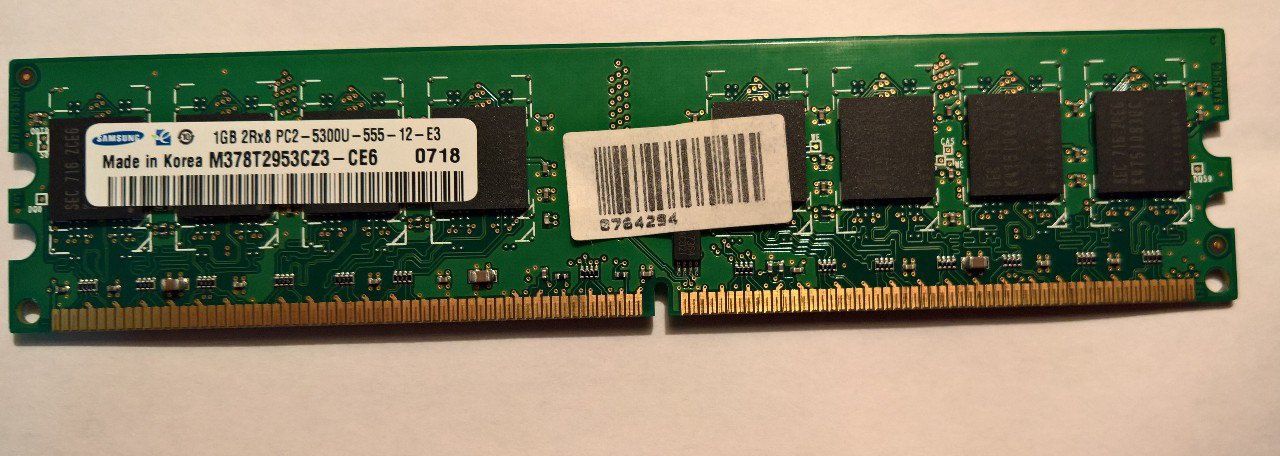 DDR2 карта памяти 1GB пр-ва. Samsung, б/у