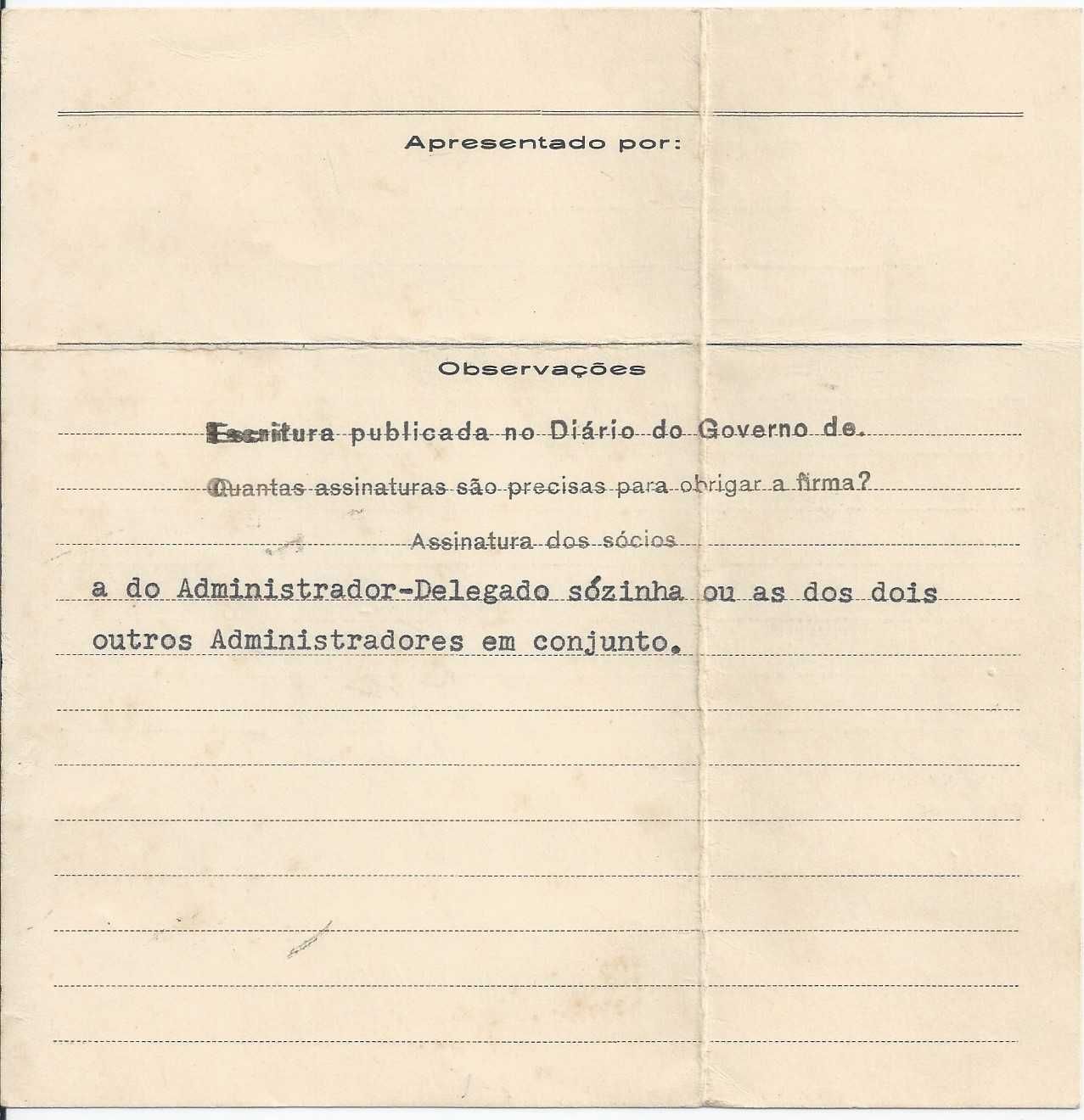 Papéis de valor e documentos colecionáveis - IV
