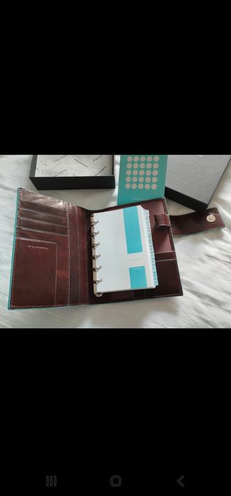 Piquadro -Agenda/organizador em pele