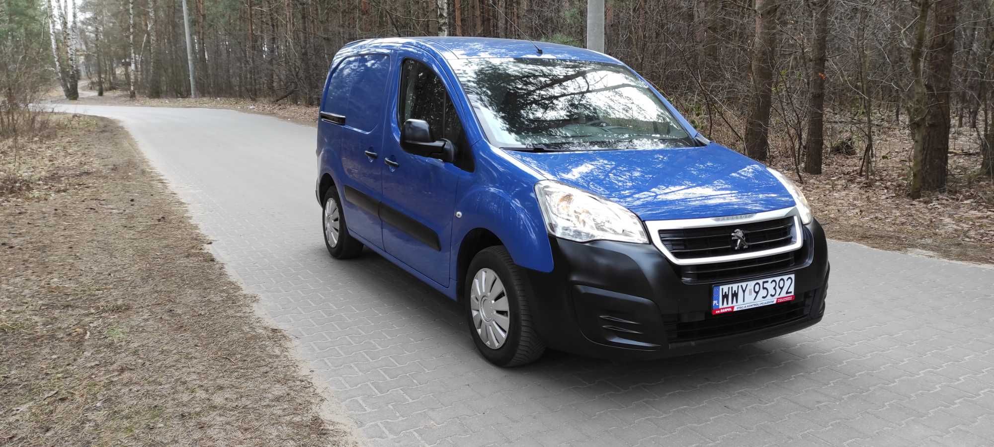 Peugeot Partner III 1.6 hdi 2018r Klimatyzacja Tempomat Otwierany Dach