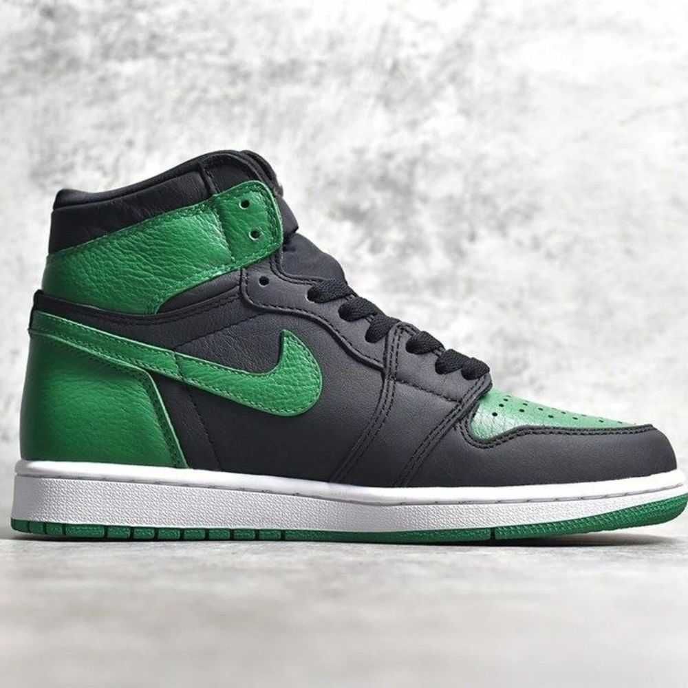 Jordan 1 Retro High Pine Green Black