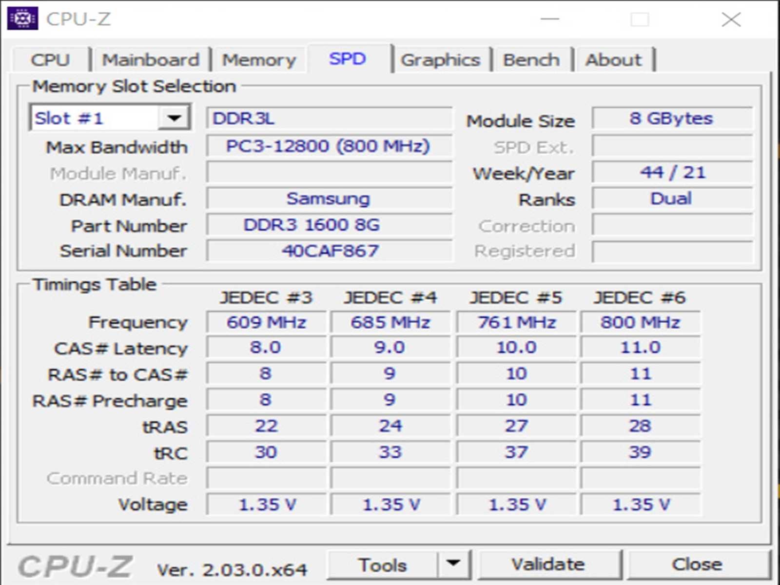DDR3 16GB Samsung FcM 12800 L