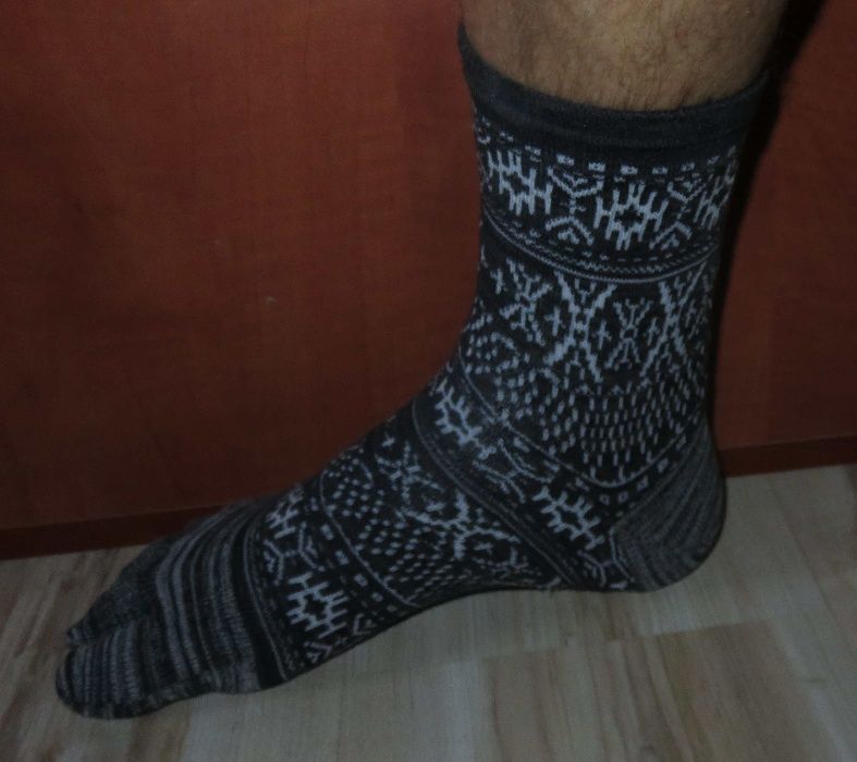 pięćpalców Fivefingers skarpety grube duże zielone