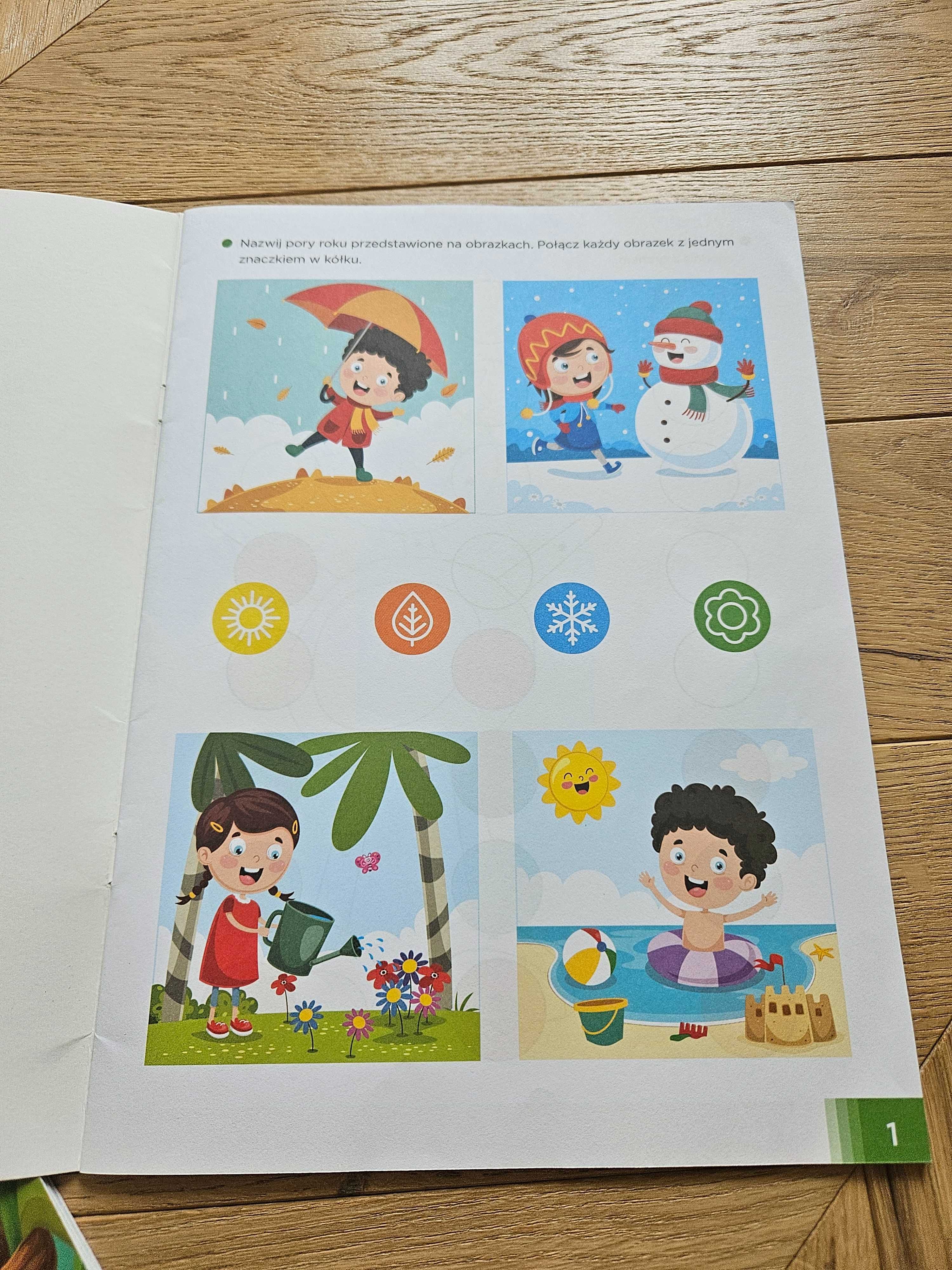 Świat w kolorach - Karty pracy dla 4 latka