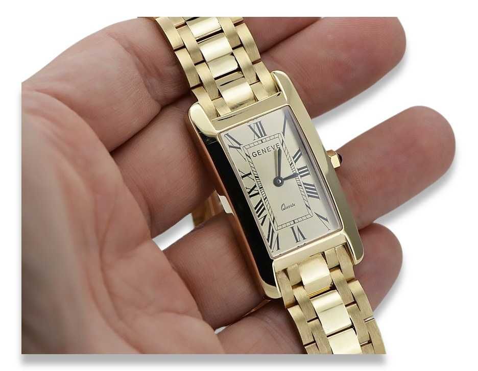 Złóty 14k (585) męski zegarek 86g NOWY - NAJTANIEJ! mw089y W