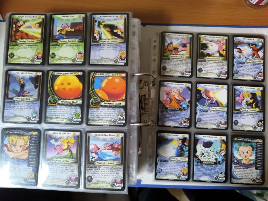 Karty Dragon Ball Z CCG SCORE kompletna Kid Buu saga 1-123.