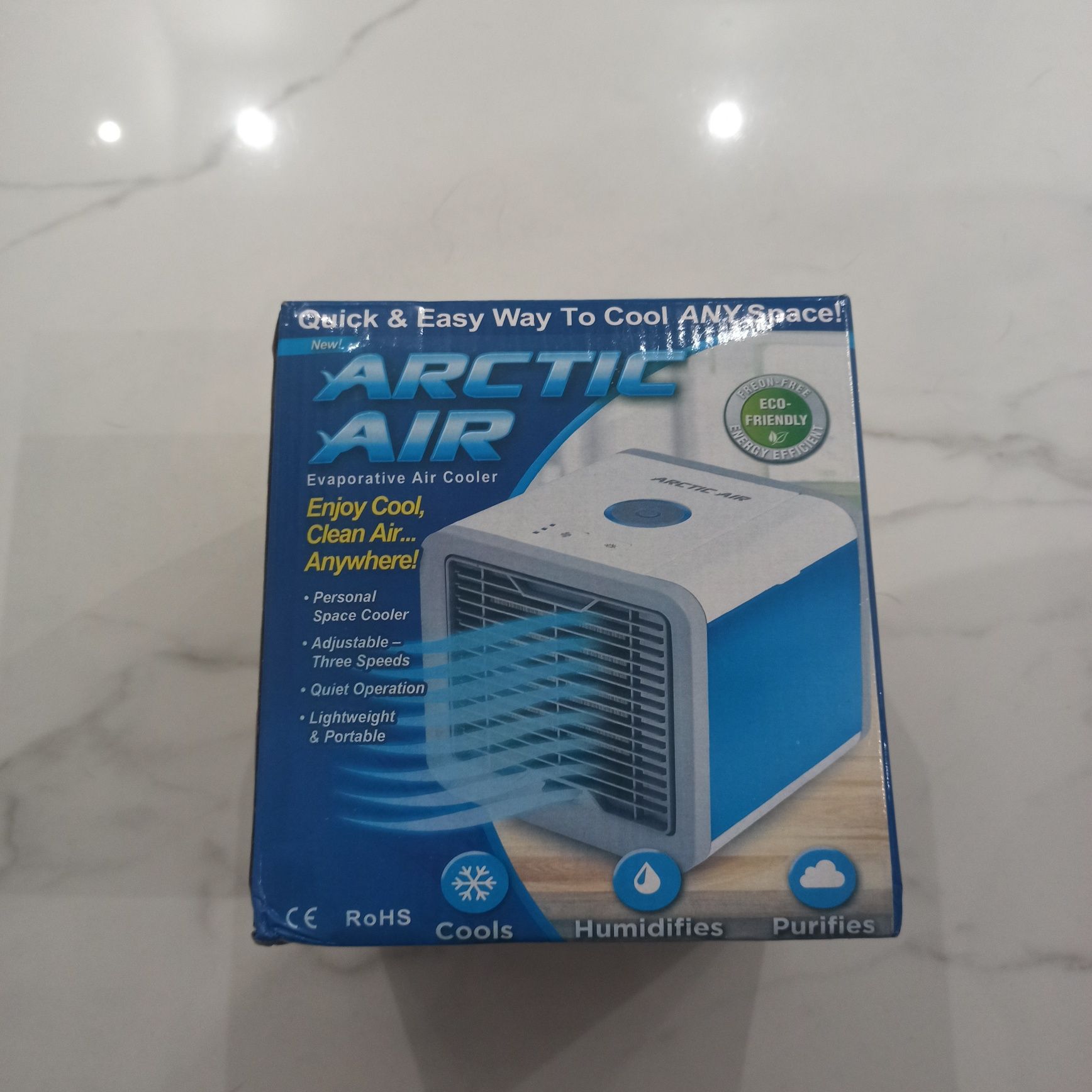 Przenośny klimatyzator Arctic Air na wodę, USB, LED