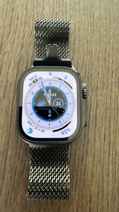 Apple Watch Ultra 2 + Milanese Loop