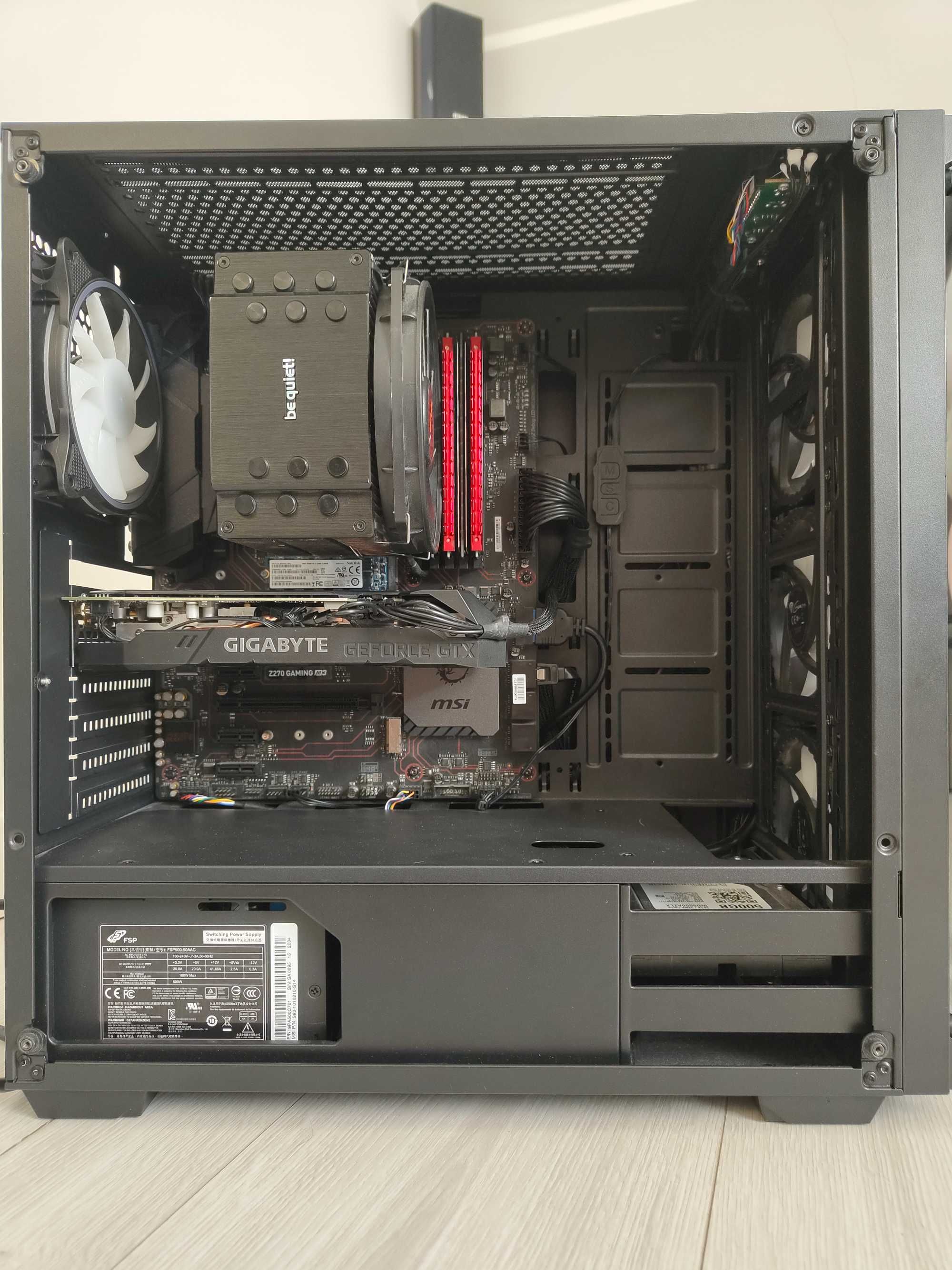 Komputer gamingowy GTX 1660 I5, 16Gb RAM, 256GB SSD, 500 HDD,