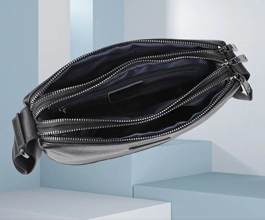 Шкіряна сумка через плече, нова