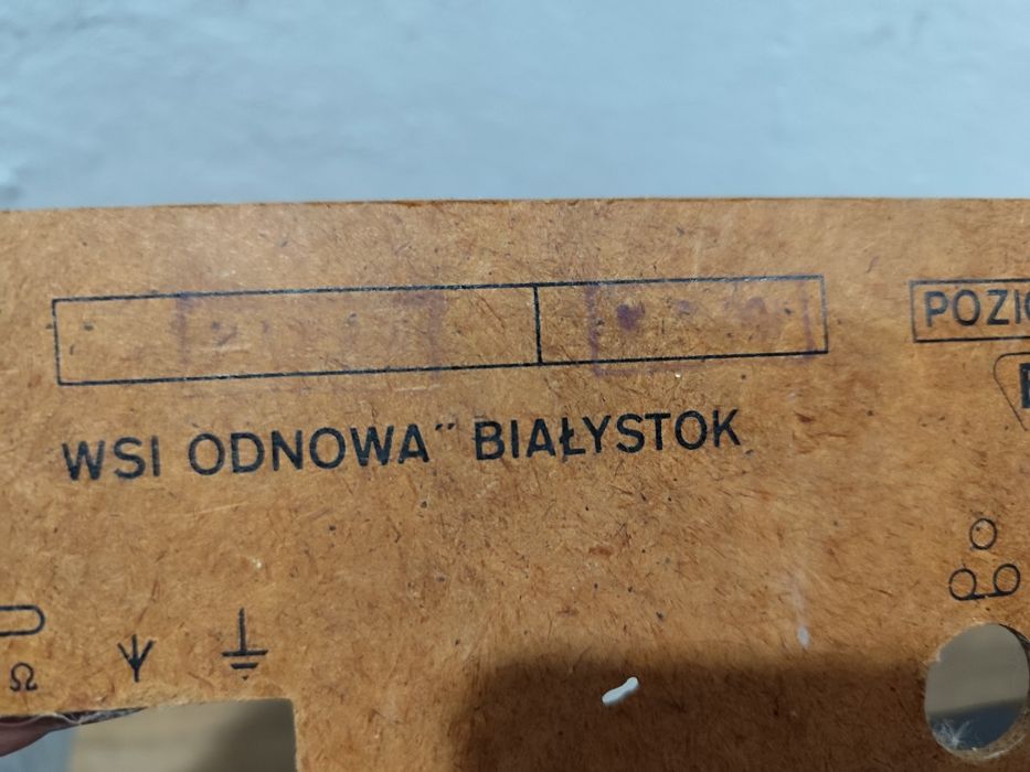 Radio Unitra Narew Wsi Odnowa PRL Uszkodzone do naprawy lub na części