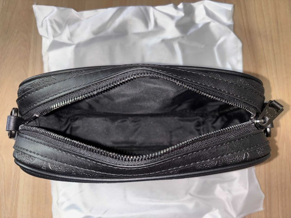 Сумка кожаная через плечо Coach New York мужская сумка на плече кожа