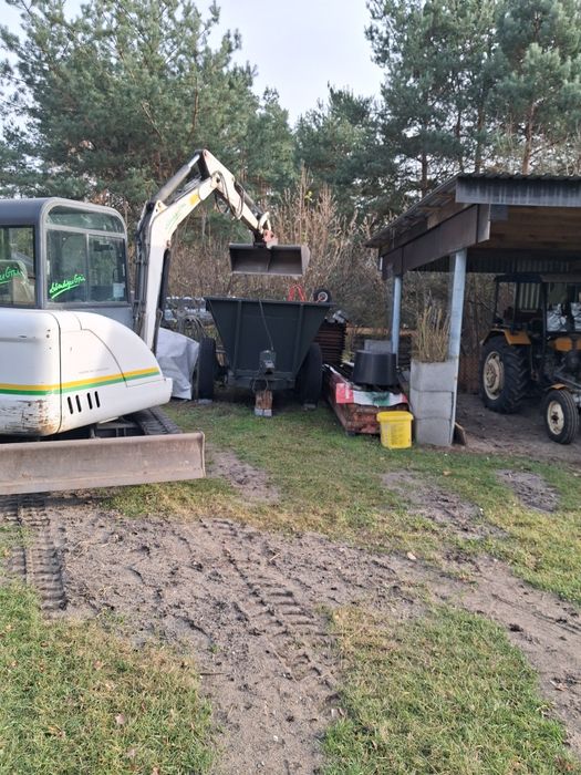 Przyczepa, wywrotka - koleba - minikoparka