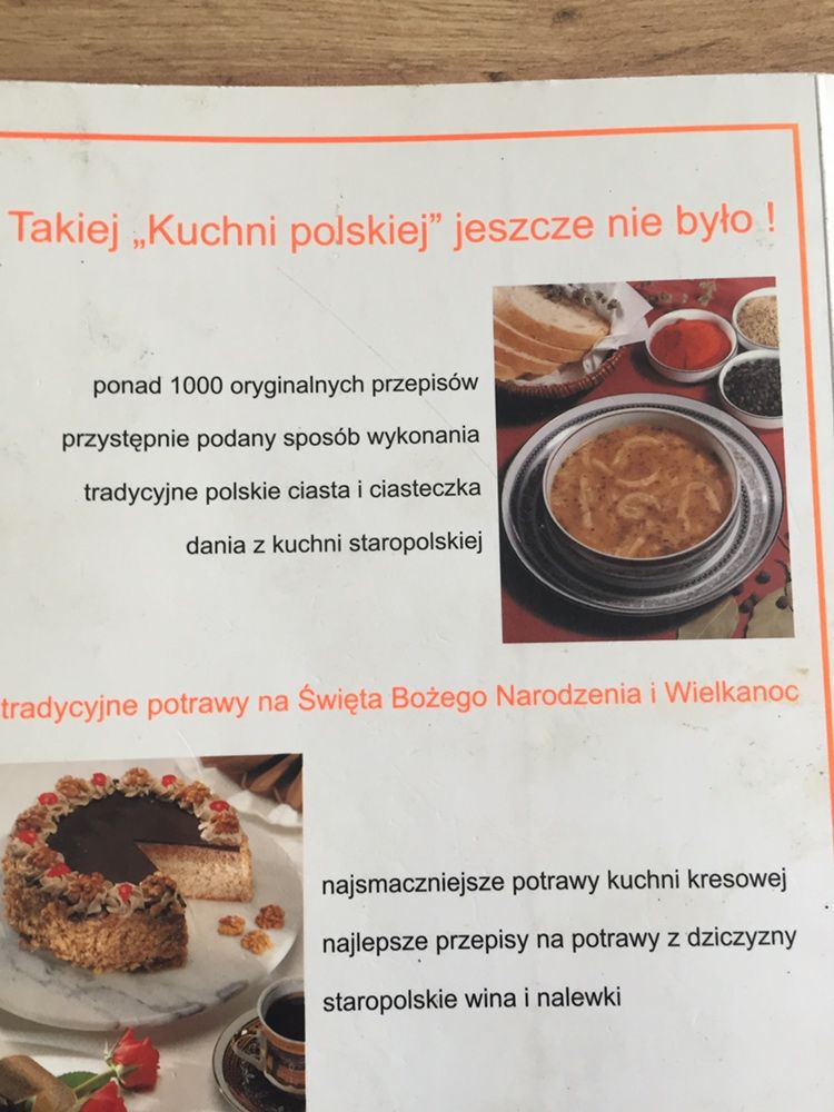 Książka kucharska Kuchnia Polska 720 stron.