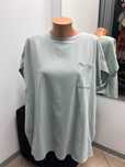 Damski T-shirt turkusowy roz.2XL
