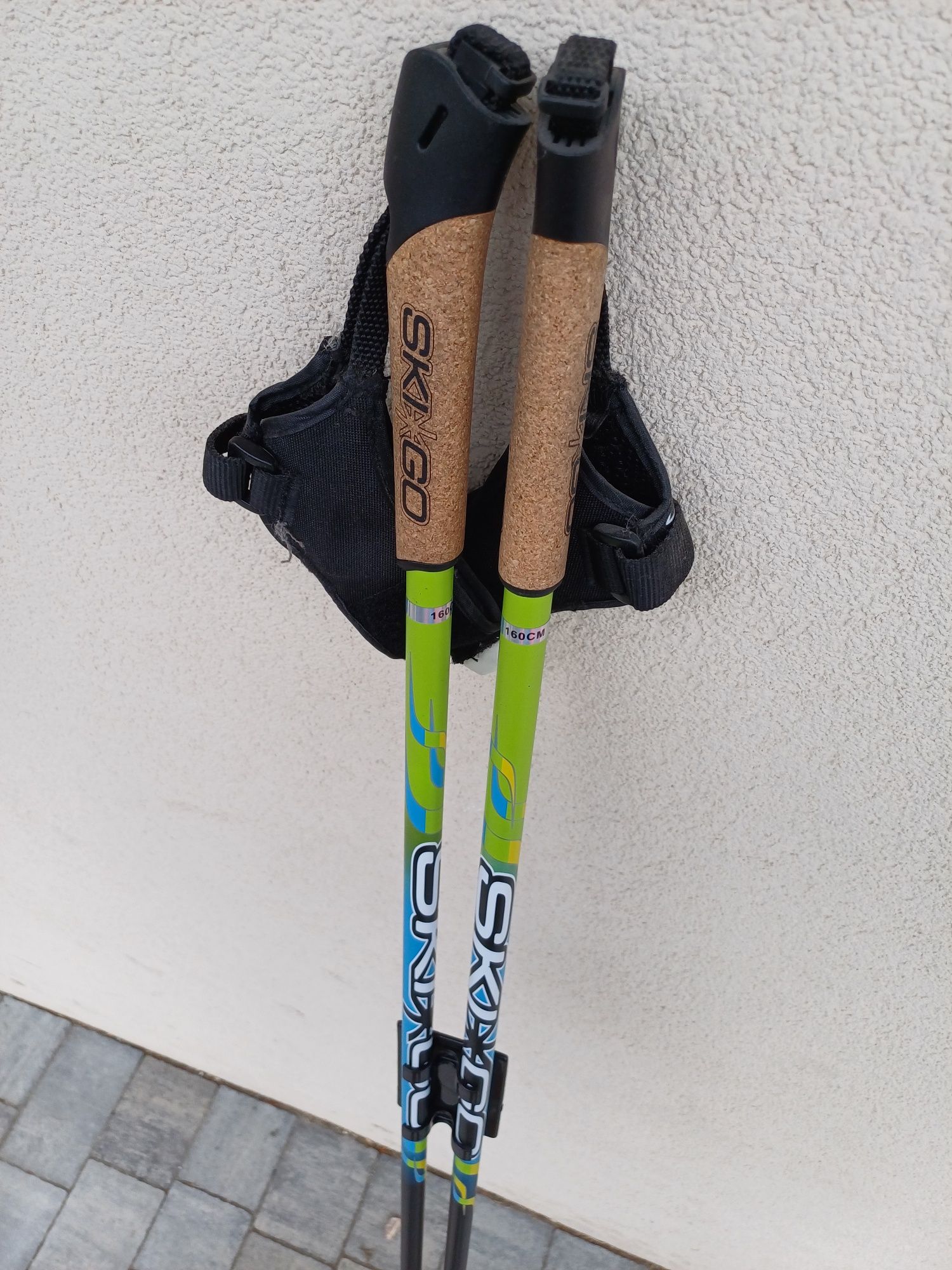 SkiGo 160 kije kijki biegowe nartorolki narty biegowe