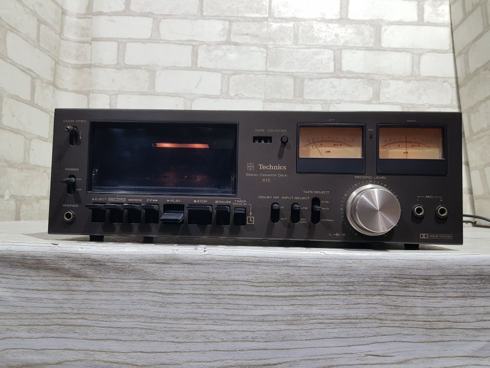 Стрілки! Стерео касетна дека TECHNICS RS-615US, б/у з Німеччини