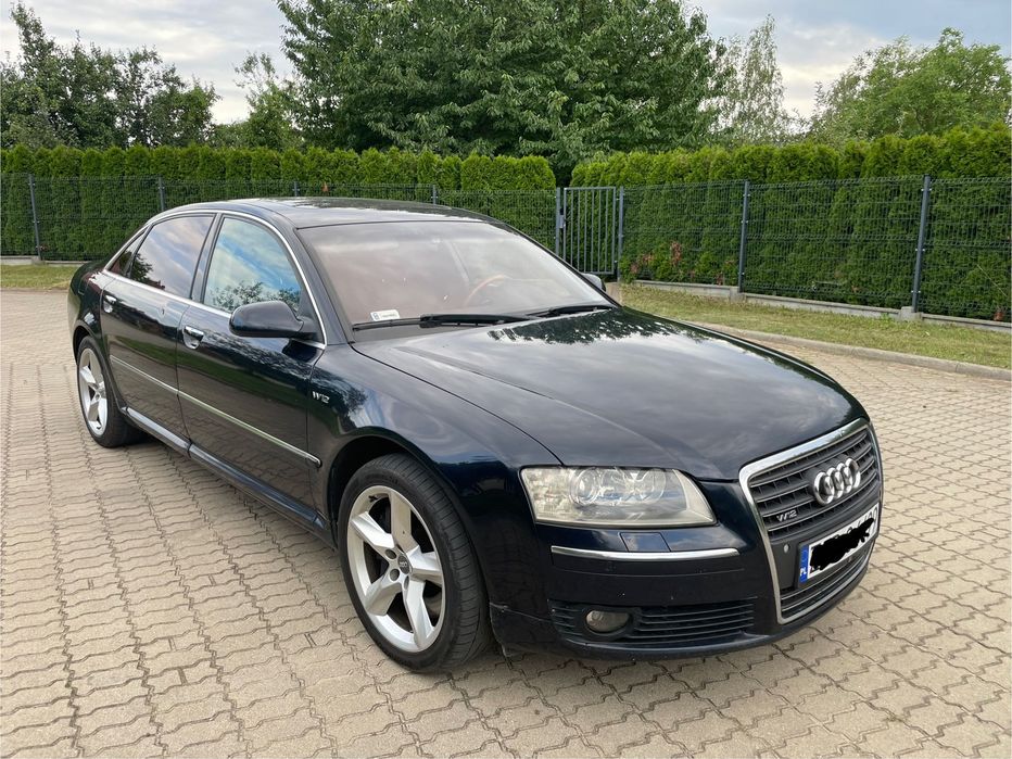 Audi A8 6.0 W12 Long.Gaz sekw . Pełne wyposażenie . Zamiana