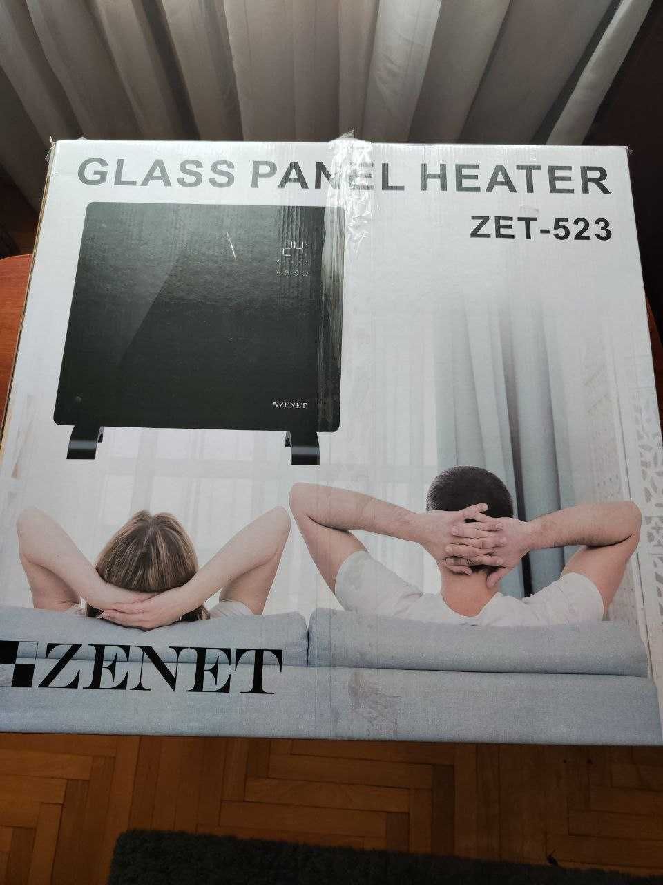 Обігрівач Конвектор Glass Panel Heater Zenet ZET-523 1000W (+пульт!)
