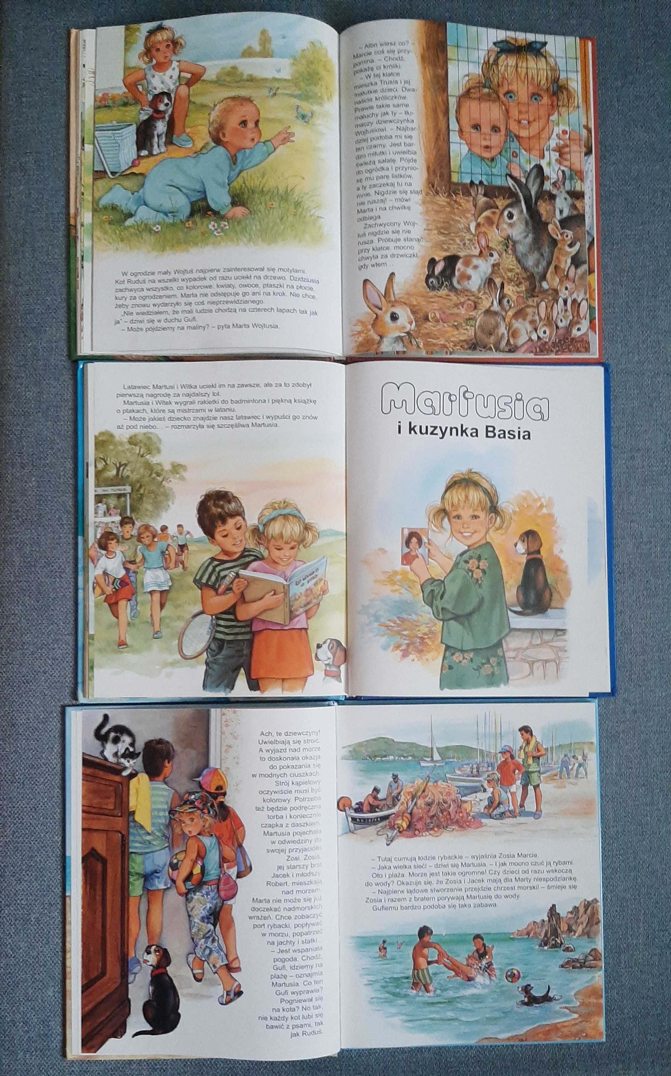 Martusia i Gufi 4 części ilustracje Pierre Couronne na wakacjach