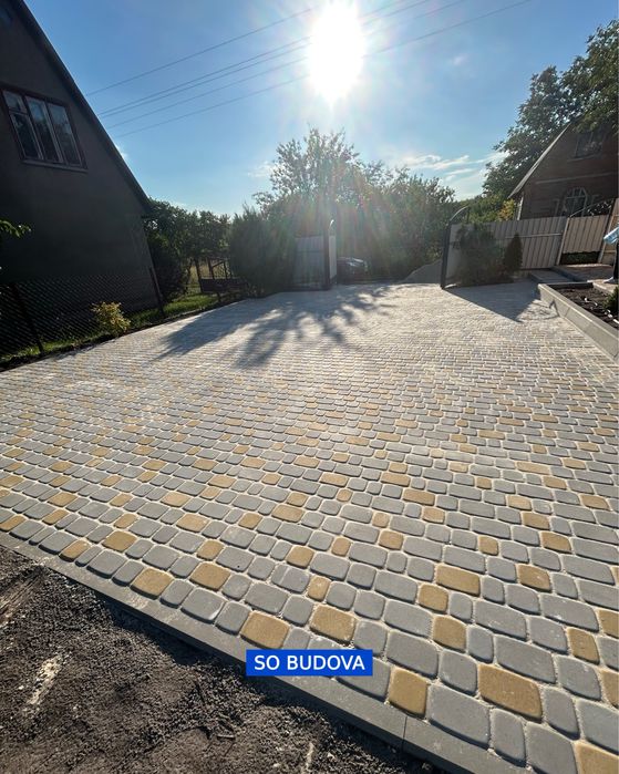 Укладання тротуарної плитки бруківки ПІД КЛЮЧ Укладка брусчатки ФЭМ