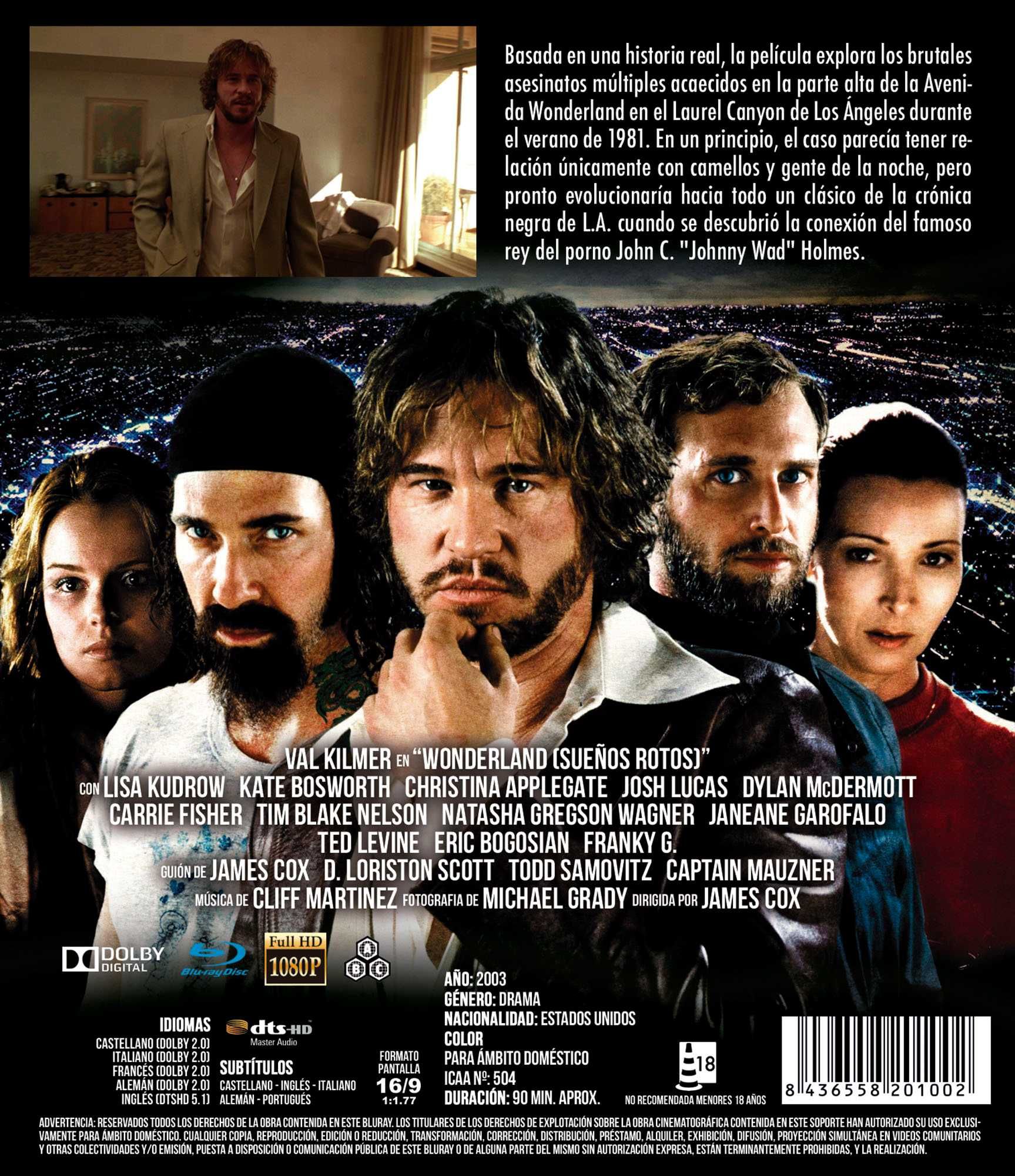 Wonderland (Sueños Rotos)/Os Crimes de Wonderland (Blu-Ray)-Importado