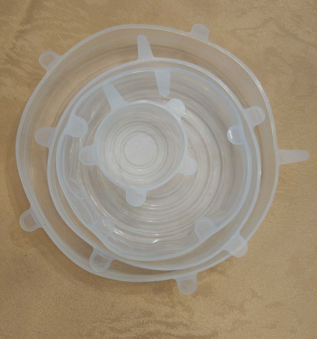 Tampas silicone para alimentos