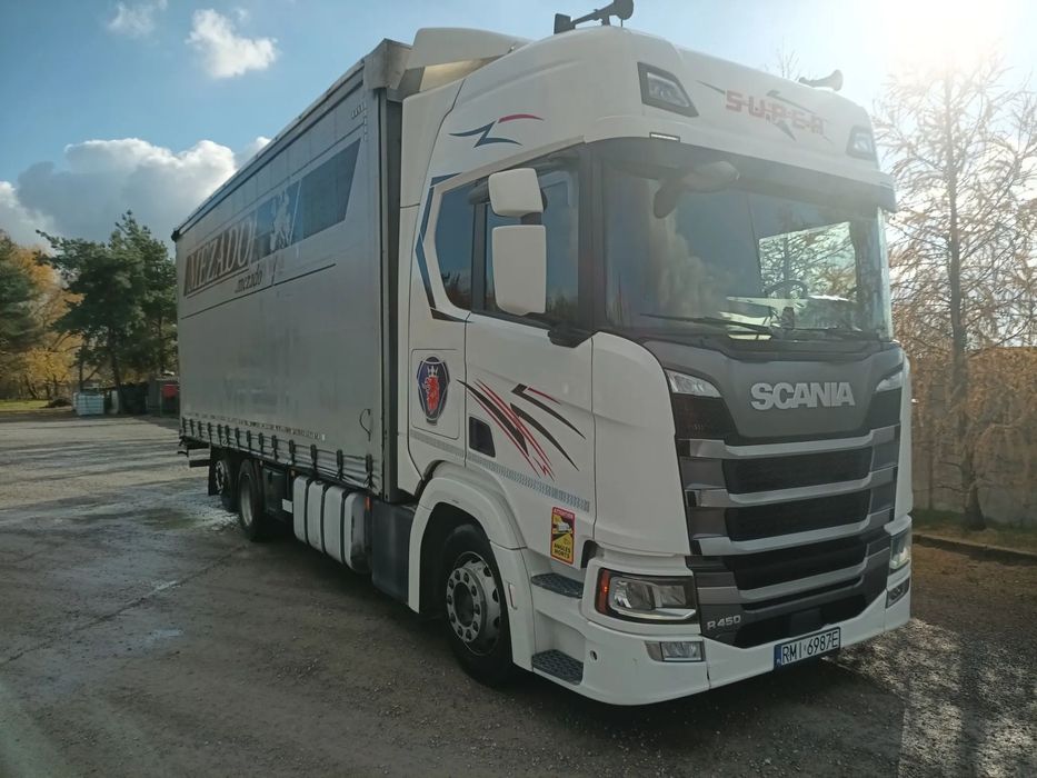 Scania R450  Scania zestaw tandem 450