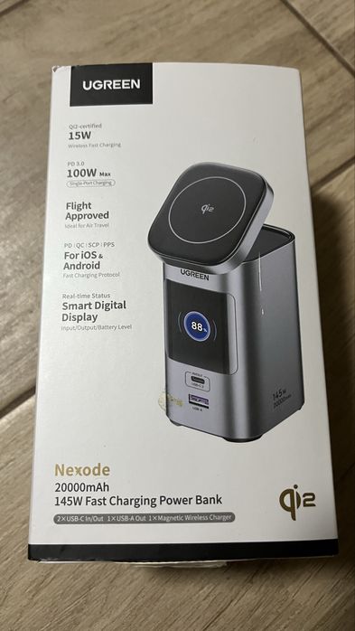 Ugreen 145w powerbank 20000mah indukcja do laptopa i innych