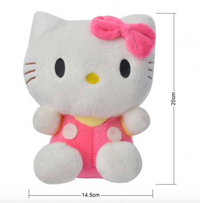 Maskotka Hello Kitty 20 cm nowa różowa biała w opakowaniu