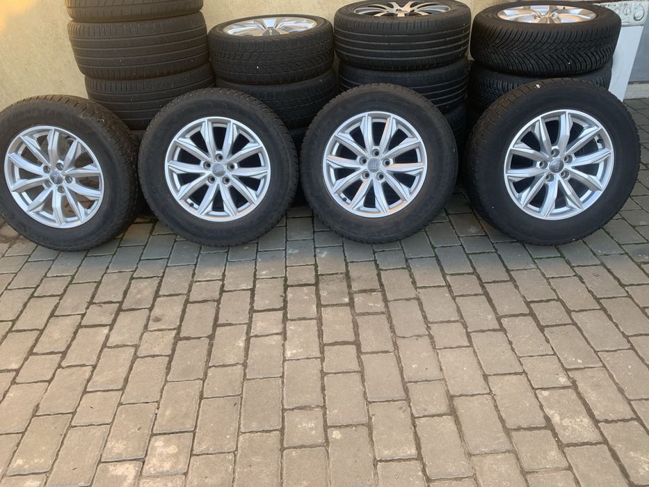 Продам комплеет титановх дисків  ауді  з резиною  235-65-17