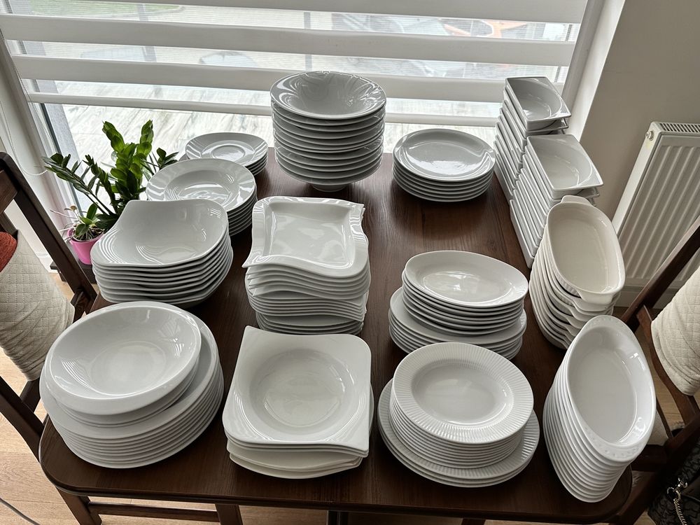 6 x Lubiana Półmisek owalny rawierka 21.5 porcelana gastronomiczna