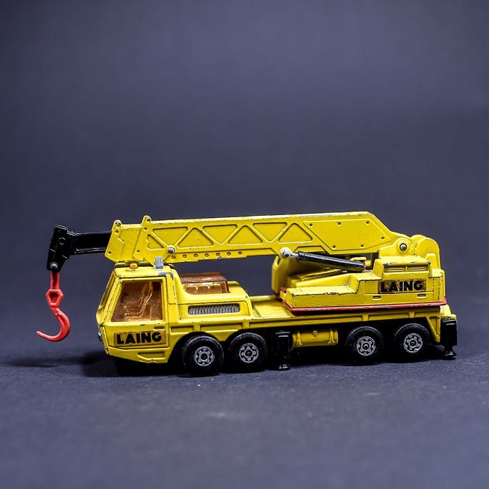 Samochodzik # Matchbox Super Kings K-12 "Hercules" Mobile Crane 1974