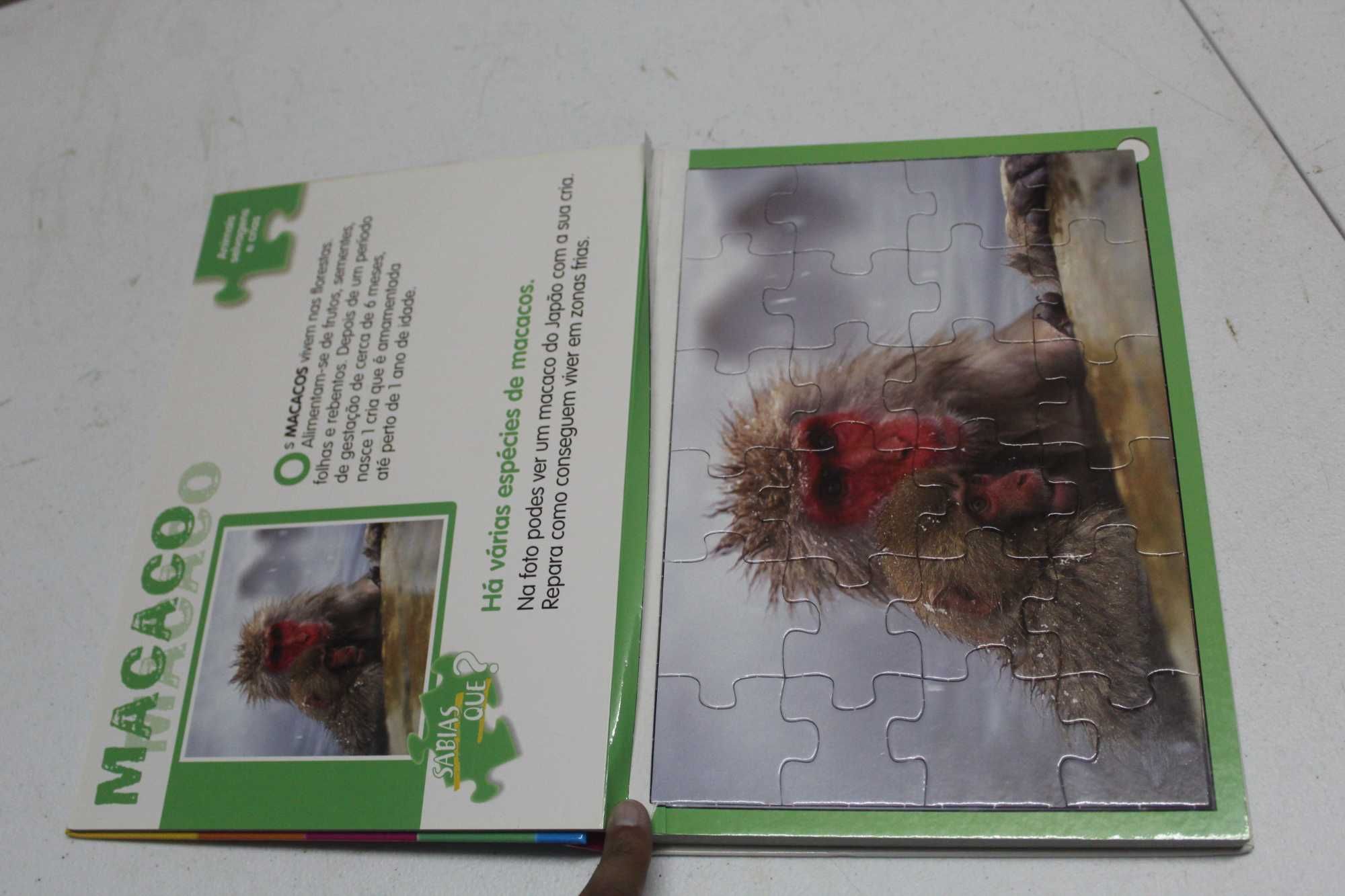 Animais Selvagens e Crias - 5 Puzzles