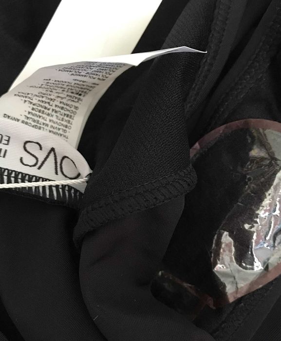 Jednoczęściowy czarny strój kąpielowy z cekinami 36 S OVS