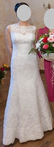 Śliczna koronkowa suknia ślubna z gratisami!!!