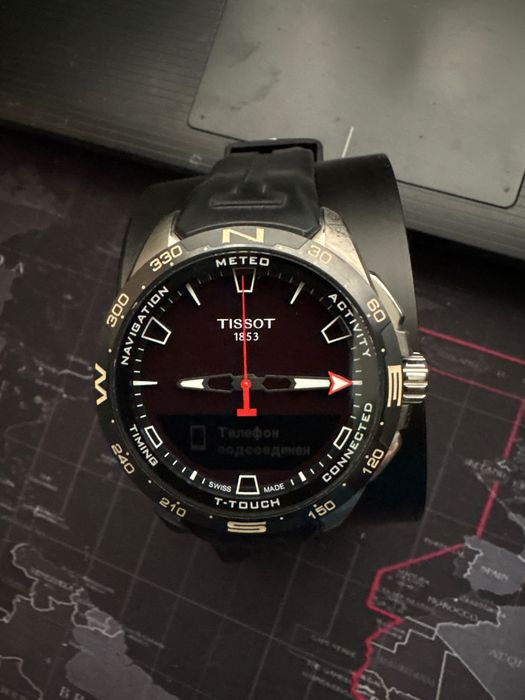 Zegarek męski hybrydowy Tissot T-Touch Connect Solar