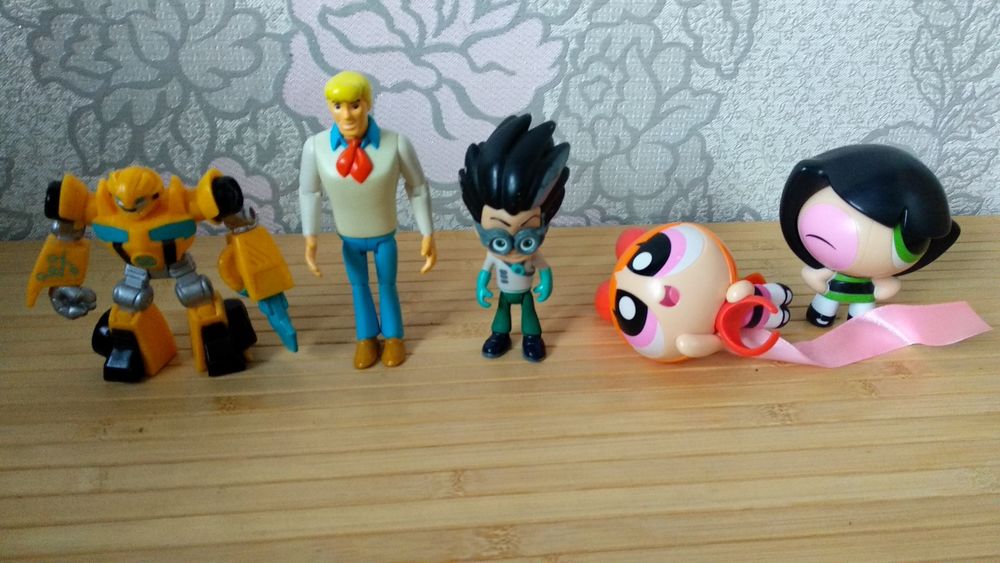 Трансформер Человек Паук Герои в Масках PJ Masks Леди Баг лот