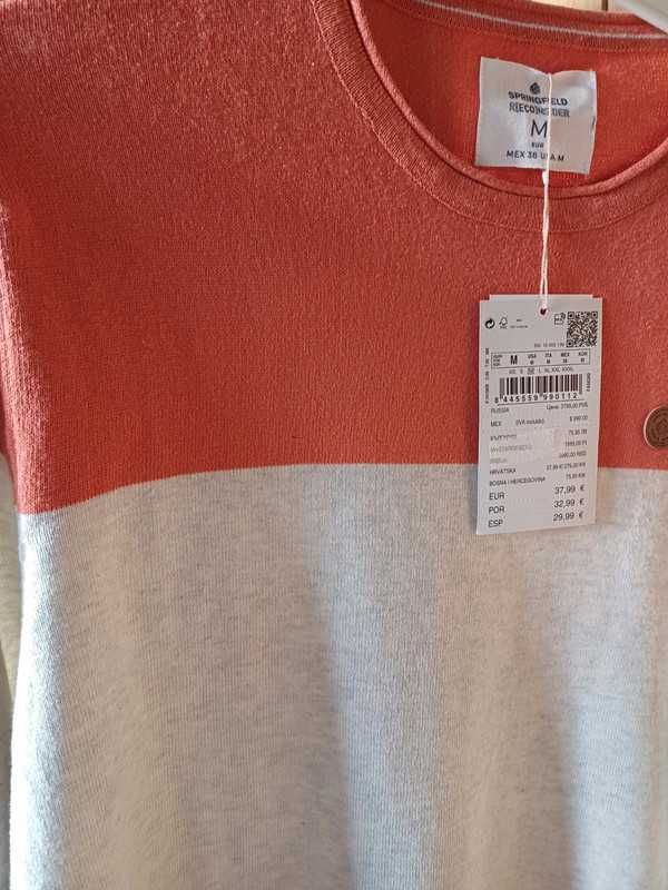 Sweter pulower jumper męski Springfield M nowy