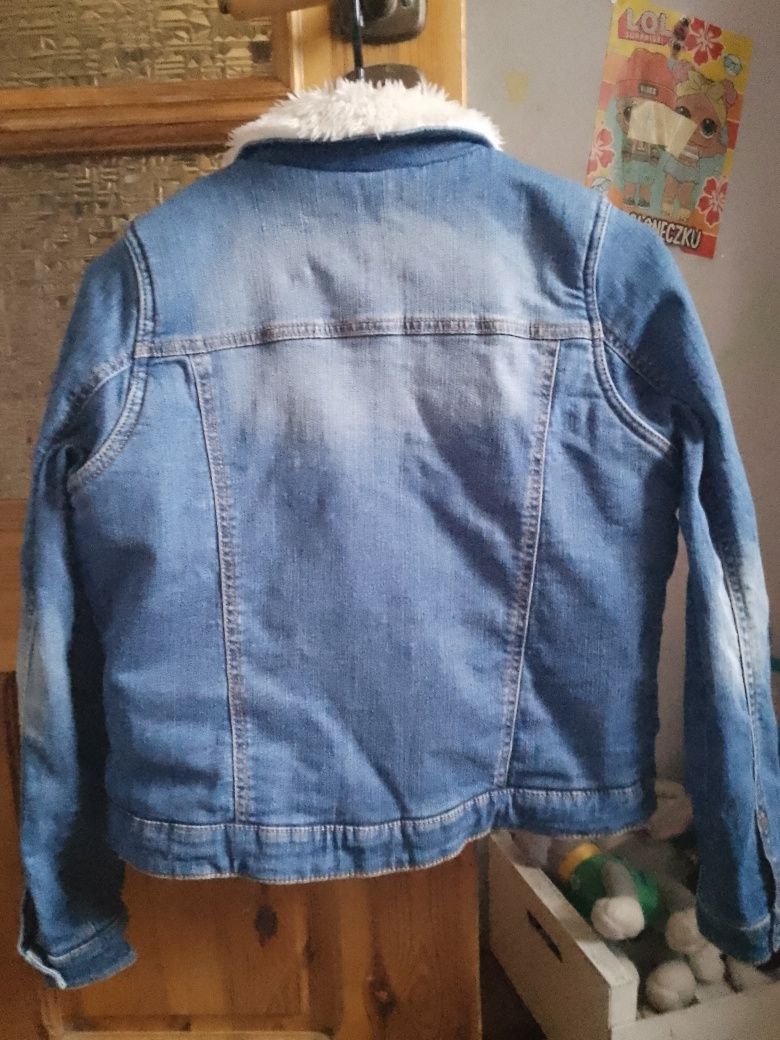Ocieplana jeansowa 34