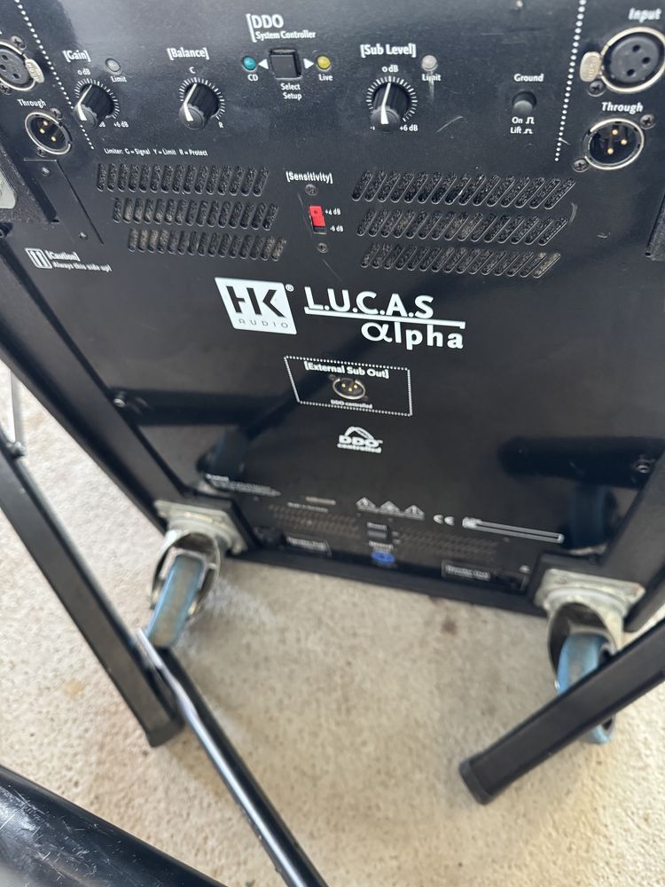 HK Audio Lucas  Alpha 2000W aktywny zestaw nagłośnieniowy. Najlepszy