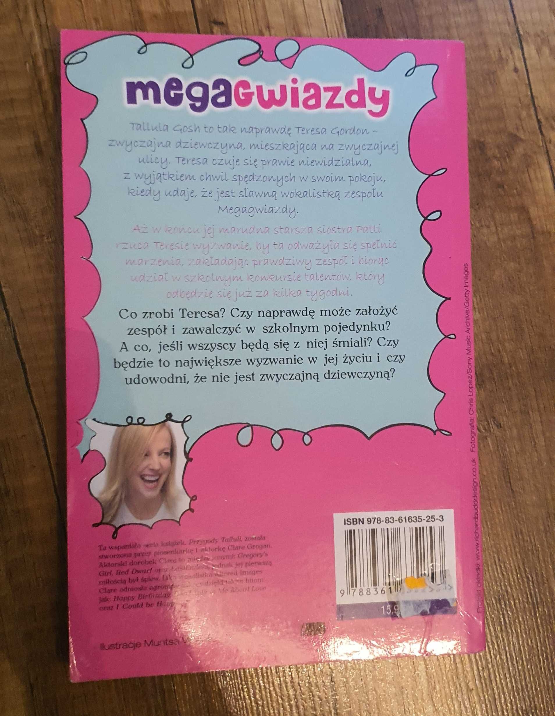 Książka dla dzieci "MegaGwiazdy" Clare Grogan