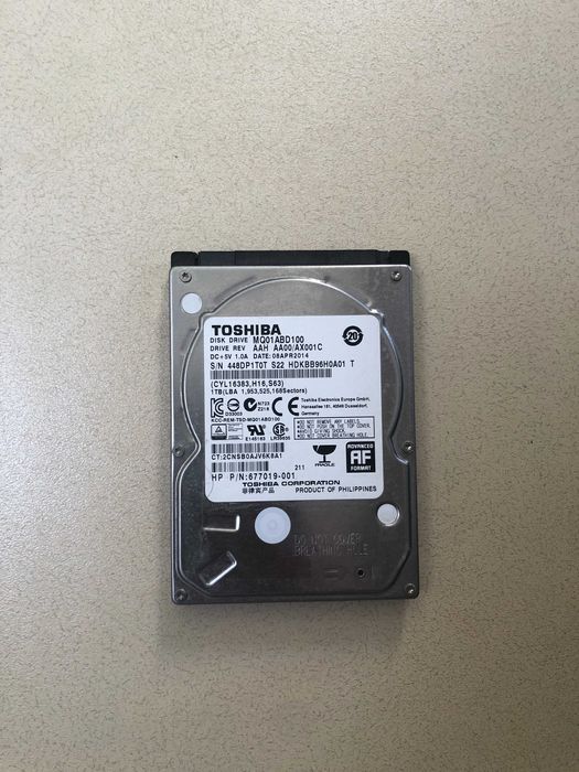 Dysk twardy Toshiba MQ01ABD100 1TB SATA II 2,5"
