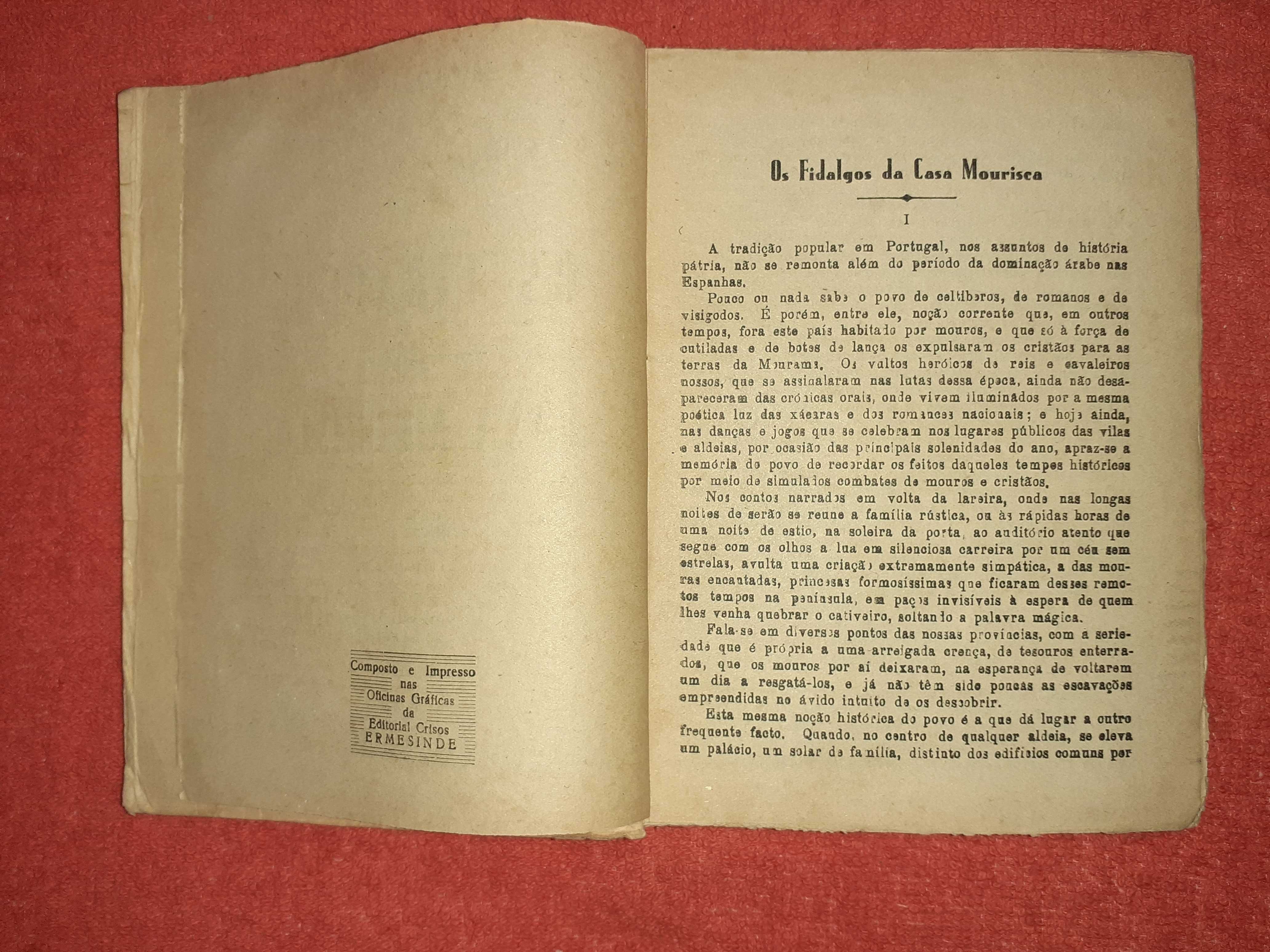 Livro Antigo Júlio Dinis-Os Fidalgos da Casa Mourisca