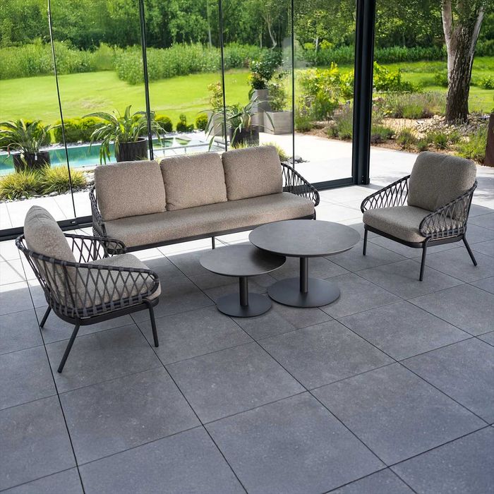 -40% Zestaw mebli ogrodowych ZUMM: HARBOUR NEO II antracyt