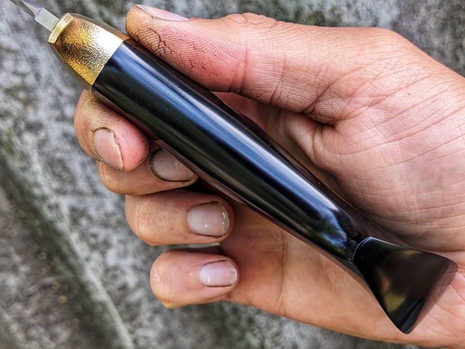 Ніж ручної роботи, сталь Bohler N690