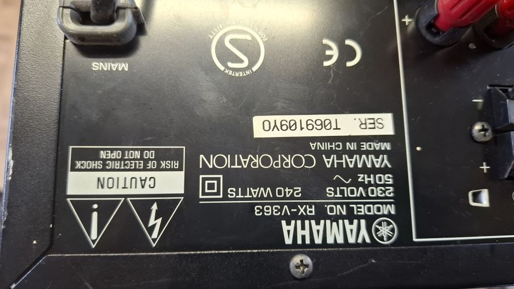 Amplituner Yamaha wzmacniacz RX-V363 5.1