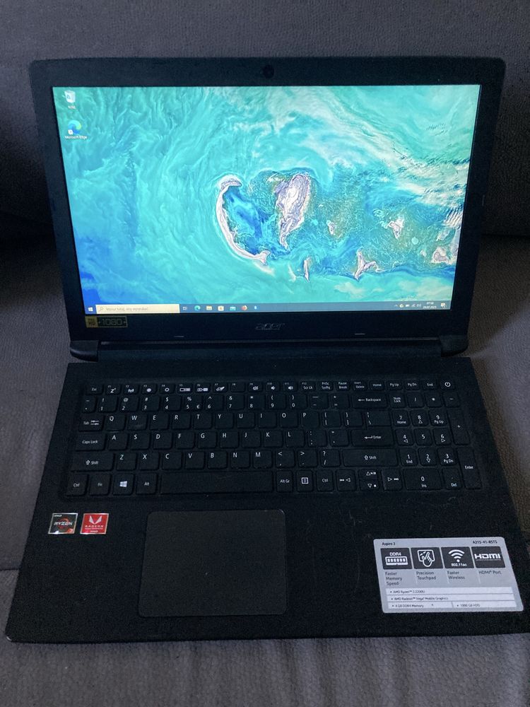 Laptop Acer Aspire 3 A315-41-R5T5 | Ryzen 3 | 4GB RAM | 1TB HDD